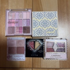 アイシャドウパレット5点＆リップ5点の画像