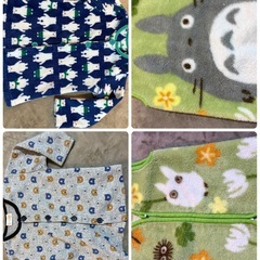 95サイズパジャマ上2枚ガウン2まい，ベスト1枚の画像