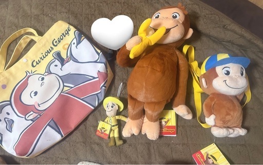 おさるのジョージ  ぬいぐるみ系＆トートバッグ  【非売品】