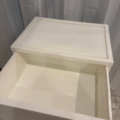 お譲り先決まりました！ニトリ ワイドチェスト ホワイトの画像