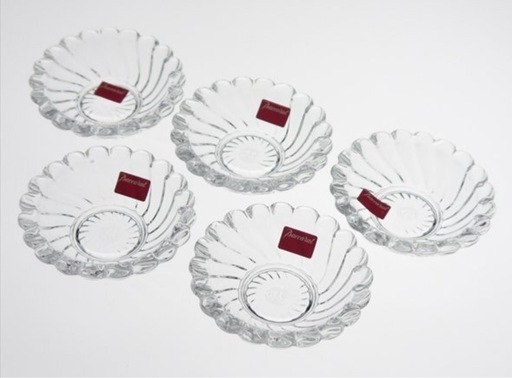 バカラ クリスタル Baccarat ボリュート ミニプレート トレー 5