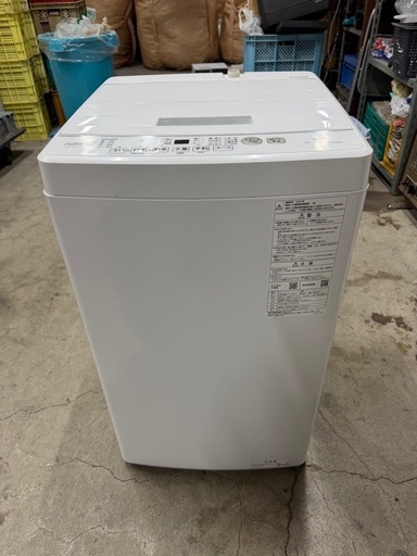 AQUA 全自動洗濯機　6.0kg AQW-KS
6P 2024年製　