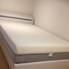 低反発 セミダブル ノンコイルマットレス エアフォーム ベッド ニトリの画像