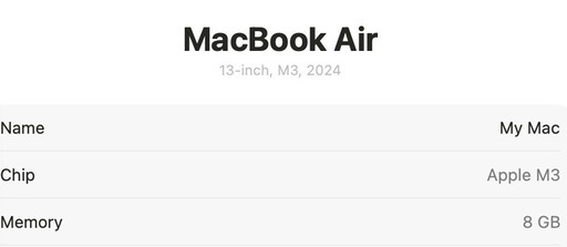 m3  macbook air 　
