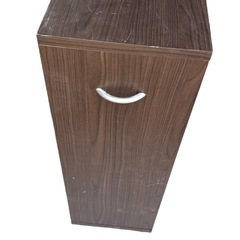 マガジンラック  本棚 3段 キャスター付の画像