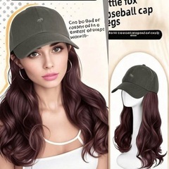 キャップ付きウィッグ　新品未使用の画像