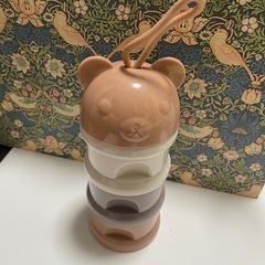 ミルクストッカー くまさん　お菓子ストッカーの画像