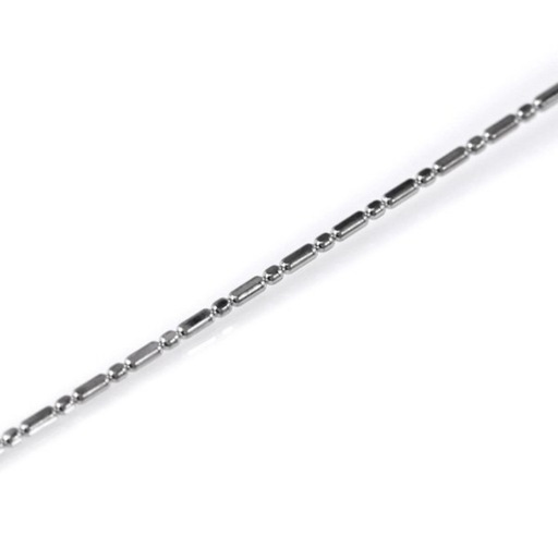 【新品・未使用】K18WG 輝き放つ 形状記憶 オメガネックレス 0.8mm 全長約40cm＋アジャスター5cm (スライド式)