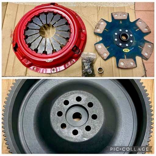 強化クラッチ 軽量フライホイール S15 シルビア XTD STAGE 4 カッパーセラミック SR20DET / S13 S14 180SX 等にも
