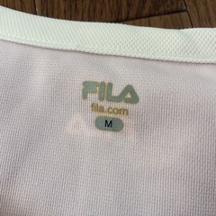 FILA スポーツウェア　ホワイト　Mの画像