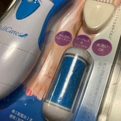 美品　かかとのお手入れに　電動角質リムーバー　ペディケアの画像
