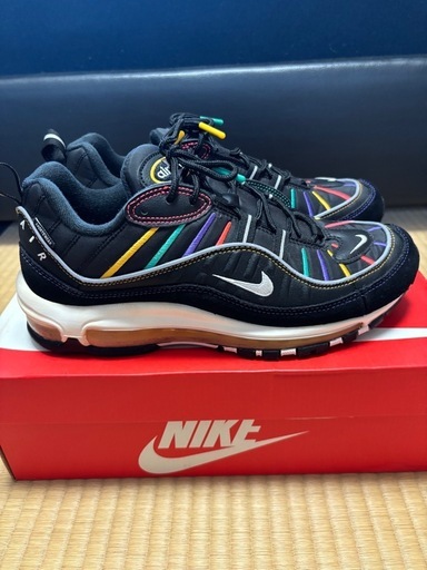 NIKE AIR MAX 98 ブラック/マルチカラー　26.5cm