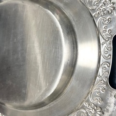 ステンレス製オーバルプレート①トレー  昭和レトロの画像