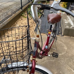 自転車　ママチャリの画像