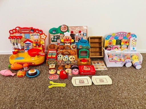 アンパンマン キッチン、パン屋、アイスクリーム屋さん　まとめ売り　セット　