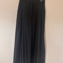 【新品】EMMEL REFINESきれいめ とろみパンツ Mサイズ 2タック 美シルエット の画像