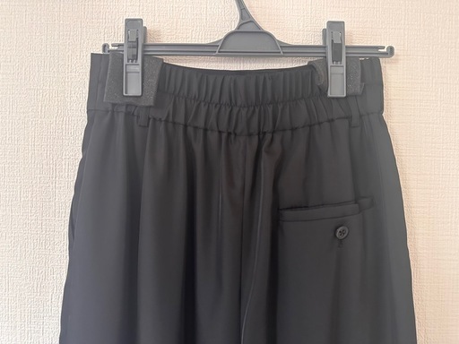 【新品】EMMEL REFINESきれいめ とろみパンツ Mサイズ 2タック 美シルエット 