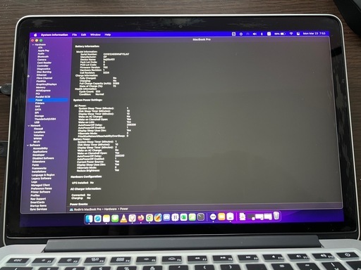 Macbook Pro Retina 13” 2015.