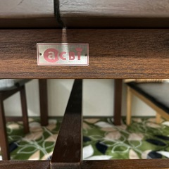 ダイニングテーブル　椅子　二脚　
アクビィ　　　の画像