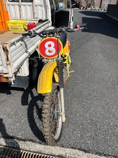 説明を良く読んでください、ビンテージMX車