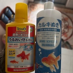 金魚飼育セット 水質調整剤 カルキ抜き 魚の餌付き 初心者向け アクアリウム用品 の画像