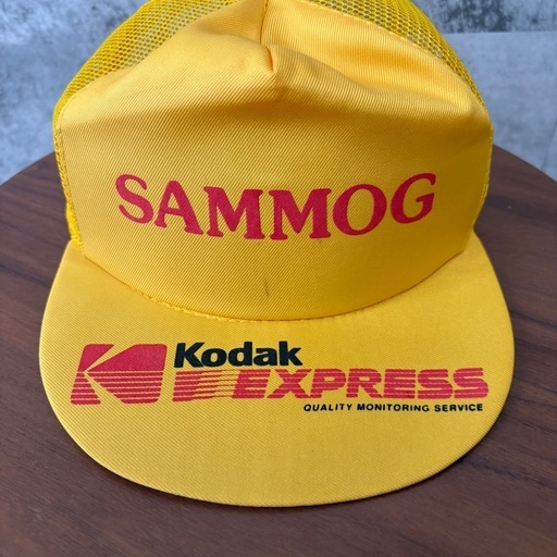kodak メッシュキャップ イエロー 黄色 SAMMOG コダック カメラ