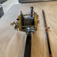 竿とリールの画像