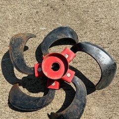 耕運機 管理機　耕運軸　爪　2個セットの画像