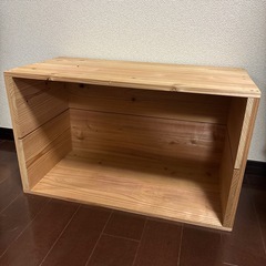 【手渡し1~8箱】イエノLabo りんご箱 国産 杉 収納ボックス 什器 木箱の画像