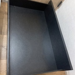 IKEA MALM マルム ベッド下収納ボックス ブラックブラウン 4個セットの画像