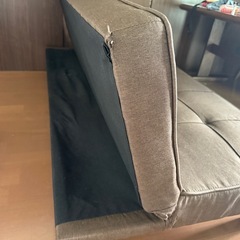 【ソファーベッド リクライニング式】の画像