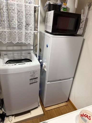 冷蔵庫、洗濯機、電子レンジ