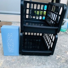 ★収納カゴ★2個重ねてます。の画像