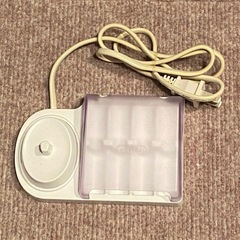 ブラウン 電動歯ブラシ用充電器 & 替えブラシケース + 新品互換替えブラシ2個の画像