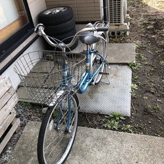 自転車　　24インチ　　ママチャリ　　中古品の画像