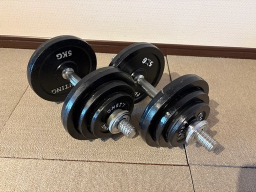 総重量140kg バーベル、ダンベルセット トライセプスバーおまけ付き