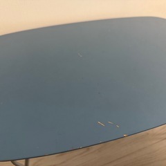 折りたたみテーブル（ブルー）の画像