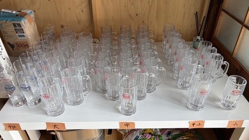 オリオンビール ジョッキ・グラス大量65個セット まとめ売り 業務用にも