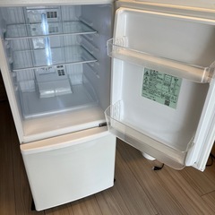 パナソニック単身向け2ドア冷蔵庫の画像