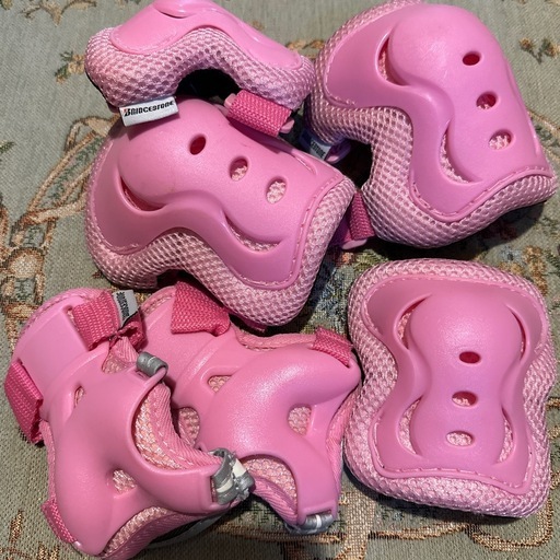 美品　ブリヂストン(BRIDGESTONE) スケアクロウ 子供用 一輪車 18インチ プロテクター付