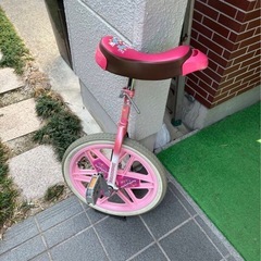 美品　ブリヂストン(BRIDGESTONE) スケアクロウ 子供用 一輪車 18インチ プロテクター付の画像