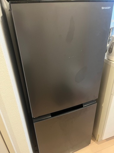 【SHARP】冷蔵庫　SJ-D15J-H　2023年製　152L