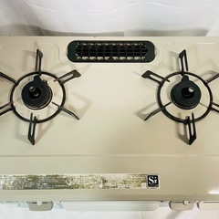 名) 271.リンナイ ガスコンロ KGM640CTBEL 2020年製 都市ガス用 ガスホース付き の画像