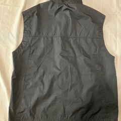 Goldwin ナイロンベスト メンズ 着丈65cm 軽量 アウトドア ゴルフ ブラックの画像