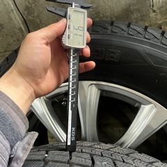 【バリ山！】DUNLOP WINTER MAXX SJ8 225/65R17 ＆ 社外17インチアルミ 4本セットの画像