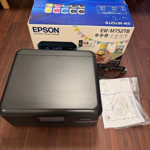 EPSON EW-M752TB エコタンクプリンター 総印刷678枚 インク満タン 動作確認済