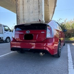 30プリウス　ロッソモデロ砲弾マフラーの画像