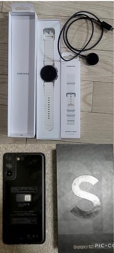 【最終値下げ セット販売 】SIMフリー 国内版 GALAXY S21 PLUS 5G ＋WATCH7 40MM  