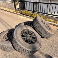 スタットレスタイヤ　アルミホイール付　17インチ
の画像