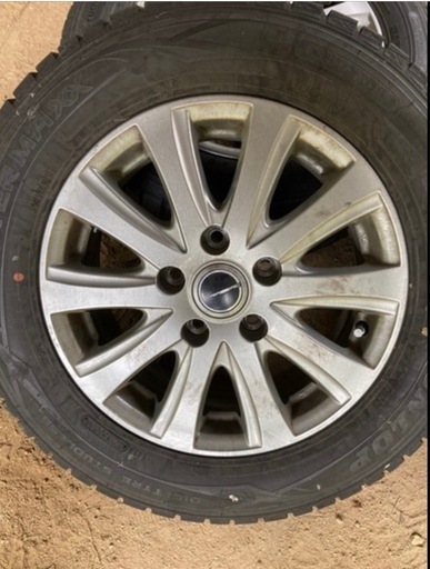 お渡し者決定　スタッドレスタイヤ　ホイール付き　4本セット　195/65R15